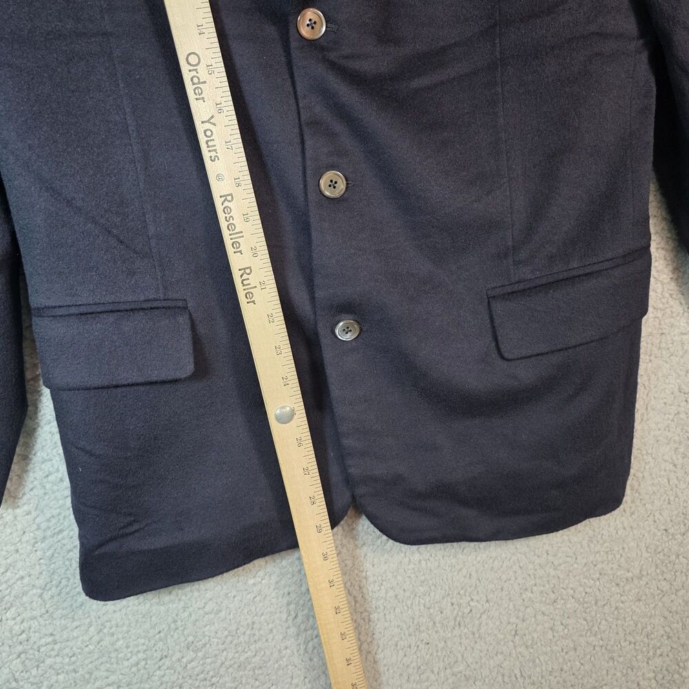 Brooks Brothers 100% Cashmere Blazer 43R Blue Sport Coat Jacket Made in USA - Picture 9 of 14